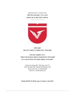 Marketing tích hợp chủ đề nghiên cứu phân tích hoạt động marketing tích hợp của ngân hàng số timo trong năm 2023