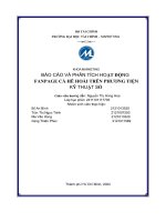 Báo cáo và phân tích hoạt động fanpage cà hê hoài trên phương tiện kỹ thuật số