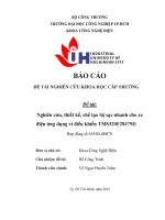 Nghiên cứu, thiết kế, chế tạo bộ sạc nhanh cho xe điện ứng dụng vi điều khiển tms320f28379d