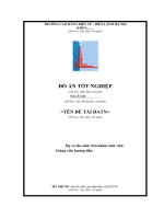 báo cáo đồ án 2 đề tài thiết kế thi công xe robot dò line