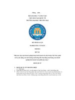Hãy lựa chọn một doanh nghiệp đang kinh doanh trên thị trường việt nam, phân tích sự tác động của môi trường marketing đến hoạt động marketing của doanh nghiệp kinh doanh sản phẩm lựa chọn