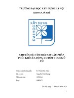 Chuyên đề tìm hiểu cơ cấu phân phối khí của động cơ đốt trong ô tô