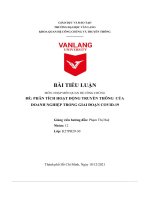 Phân tích hoạt động truyền thông của doanh nghiệp trong giai đoạn covid 19