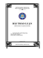 Phân tích thực trạng quá trình quyết định mua mới hệ thống công nghệ sản xuất xe ô tô từ bmw của doanh nghiệp vinfastmôn hành vi khách hàng