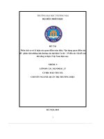 Phân tích cơ sở lý luận của quan điểm toàn diện  vận dụng quan điểm này để phân tích những ảnh hưởng của đại dịch covid – 19 đến các vấn đề của đời sống xã hội ở việt nam hiện nay