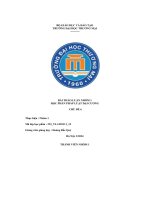 Bài thảo luận nhóm 1 học phần pháp luật đại cương chủ đề 6 hình thức chính thể của nhà nước
