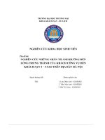 Nghiên Cứu Những Nhân Tố Ảnh Hưởng Đến Lòng Trung Thành Của Khách Công Vụ Đến Khách Sạn 4 – 5 Sao Trên Địa Bàn Hà Nội.pdf