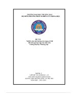 Đề tài nghiên cứu ảnh hưởng của mạng xã hội đến kết quả học tập của sinh viên trường đại học thương mại