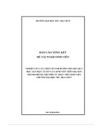 Nhìn từ th(c tiễn sinh viên , trường đại học mỏ   địa chất