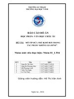 Đồ án môtip đứa trẻ bị bỏ rơi trong tác phẩm không gia đình  của Hector Malot