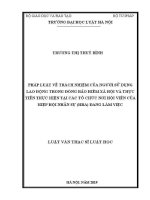 Luận văn thạc sĩ Luật học: Pháp luật về trách nhiệm của người sử dụng lao động trong đóng bảo hiểm xã hội và thực tiễn thực hiện tại các tổ chức nơi hội viên của Hiệp hội Nhân sự (HRA) đang làm việc