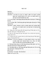 Luận văn thạc sĩ xây dựng đảng và chính quyền nhà nước chất lượng đội ngũ thẩm phán của tòa án nhân dân cấp huyện ở thành phố hà nội hiện nay