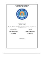 Bài thảo luận kinh tế vi mô vận dụng việc phát huy nhân tố chủ quan trong hoạt động tự học của sinh viên ngày nay