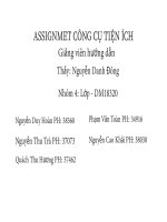 thuyết minh dự án ẩm thực việt 