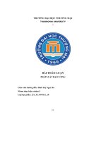 Bài thảo luận pháp luật đại cương quy định về thừa kế
