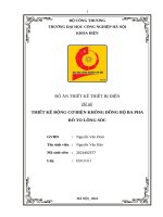 Đồ án thiết kế thiết bị điện đề tài thiết kế động cơ điện không đồng bộ ba pha rô to lồng sóc