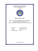 Tìm hiểu quá trình từng bước phá rào trong lĩnh vực công nghiệp ở việt nam trong tác phẩm “phá rào trong kinh tế vào đêm trước đổi mới” của đặng phong