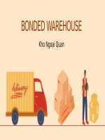 Bonded warehouse kho ngoại quan