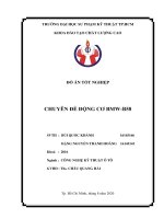 ĐỒ ÁN TỐT NGHIỆP CHUYÊN ĐỀ ĐỘNG CƠ BMW-B58

