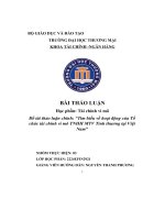 Bài thảo luận  đề tài thảo luận chính tìm hiểu về hoạt động của tổ chức tài chính vi mô tnhh mtv tình thương tại việt nam”