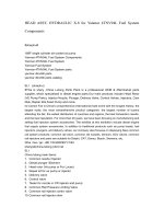 Head assy, hydraulic x 8 for yanmar 4tnv94l fuel system components