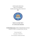 Vấn đề thảo luận 1 phân tích những điểm đặc sắc trong tư tưởng hồ chí minh về xây dựng nhà nước việt nam