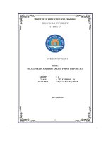 Topic social media addition among young individuals   lối sống nghiện mạng xã hội của giới trẻ hiện nay