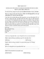 Bang khao sat ve muc do hai long cua khach hang doi voi Rap CGV