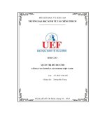 (Tiểu luận) quản trị rủi ro chocông ty cổ phần acecook việt nam