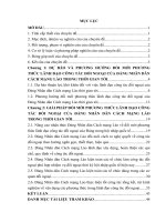 Phương hướng và giải pháp đổi mới phương thức lãnh đạo công tác đối ngoại của đảng nhân dân cách mạng lào trong thời gian tới