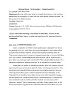 Educational psychology   final essay topics