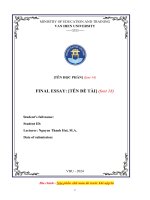 Mau tieu luan   essay template