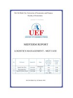 (Tiểu luận) báo cáo tham quan cảng cát lái