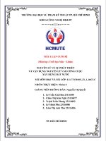 NGUYÊN LÝ VỀ SỰ PHÁT TRIỂN VÀ VẬN DỤNG NGUYÊN LÝ VÀO CÔNG CUỘC XÂY DỰNG ĐẤT NƯỚC