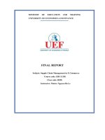 (Tiểu luận) topic  present  the  understanding  about  the  supply  chain  management  of  thetiktokshop in vietnam