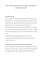 Tiểu luận những vấn đề nan giải cơ bản của gia đình việt nam hiện nay và biện pháp giải quyết