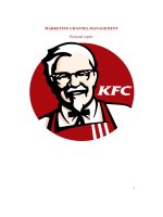 (Tiểu luận) fc is an abbreviation for kentucky fried chicken