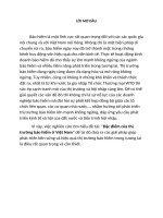 Tiểu Luận - Bảo Hiểm  - Đề Tài - Đặc Điểm Của Thị Trường Bảo Hiểm Ở Việt Nam