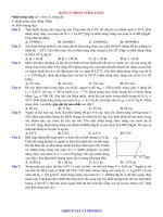 5  nhiệt nóng chảy (đề)