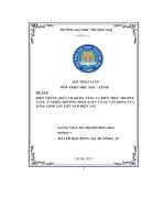 Biện chứng giữa cơ sở hạ tầng và kiến trúc thượng tầng  ý nghĩa phương pháp luận và sự vận động của đảng cộng sản việt nam hiện nay