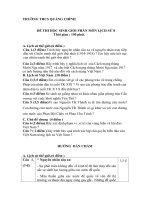 Đè hsg   trường thcs quảng chính