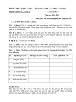 Trường thcs quảng thái đề hsg sử 8