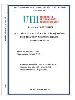 Quy trình lắp ráp và khai thác hệ thống điều hòa trên xe samco primas limousine li33b
