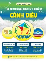 De cuoi ky 2 toan 10 canh dieu nam 2023 2024 theo dinh huong bo gddt 2025