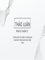 Tìm hiểu một hệ thống iot nhận dạng khuôn mặt trong ngôi nhà thông minh