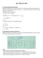 Dung sai kỹ thuật đo đê cương