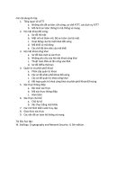 Các nội dung ôn tập nhập môn an toàn thông tin