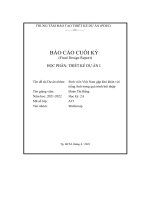 (Tiểu luận) đề tài dự án nhóm sinh viên việt nam gặp khó khăn với  tiếng anh trong quá trình hội nhập