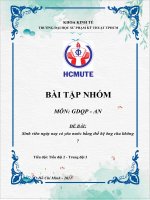 bài tập môn quốc phòng an ninh đề tài Sinh viên ngày nay có yêu nước bằng thế hệ ông cha không