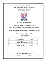 ĐỀ TÀI CHẠY MÔ PHỎNG MẠCH DAO ĐỘNG KÝ MẠCH TRUYỀN NỐI TIẾP KHÔNG ĐỒNG BỘ VRC XUNG 8 BIT ( ODD PARITY ) TÌM HIỂU HOẠT ĐỘNG HỆ THỐNG ĐIỀU CHẾ BIÊN ĐỘ XUNG PAM